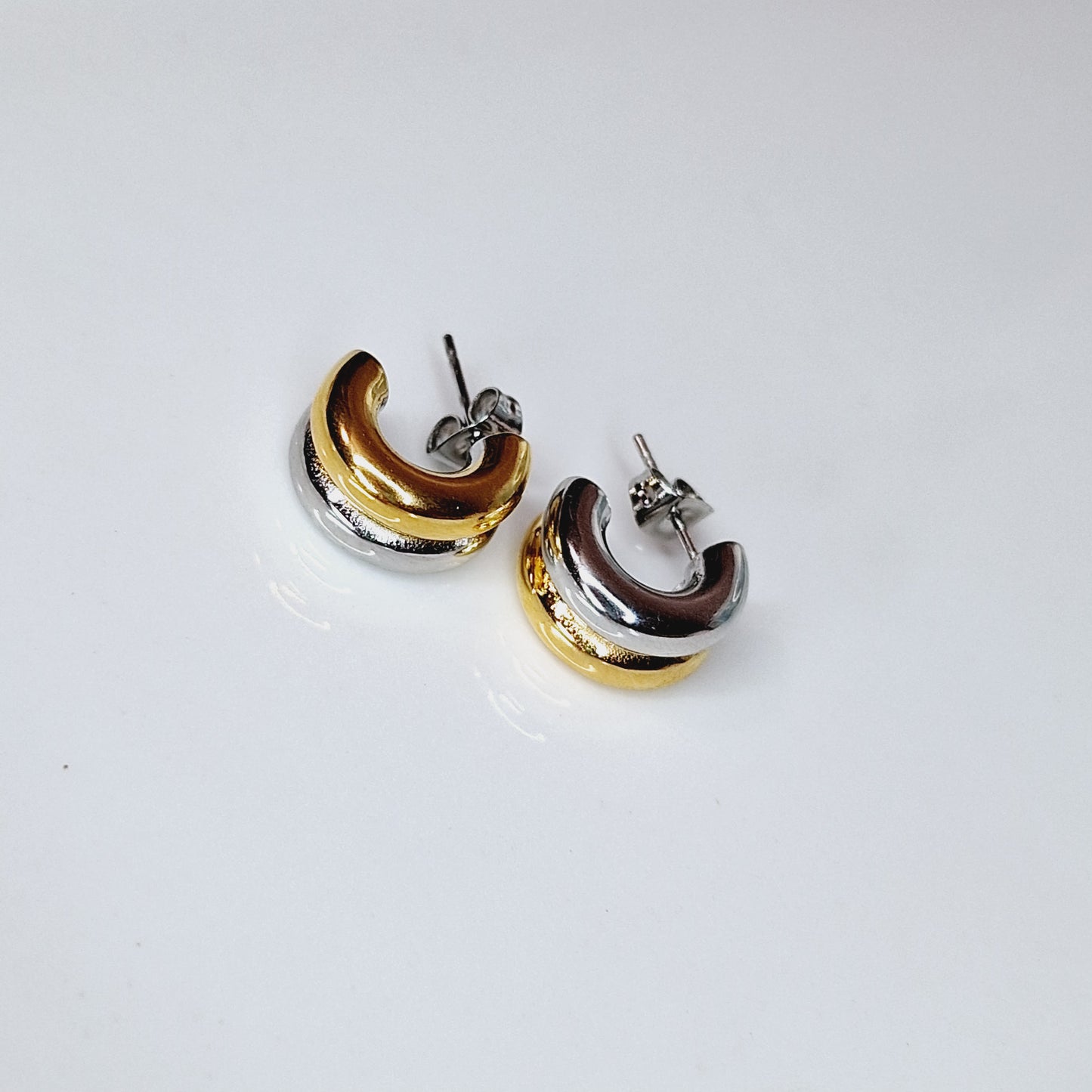 Steel trendy earring