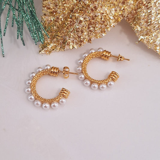 Pearl chic earrings
