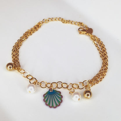 Scallop Shell Bracelet