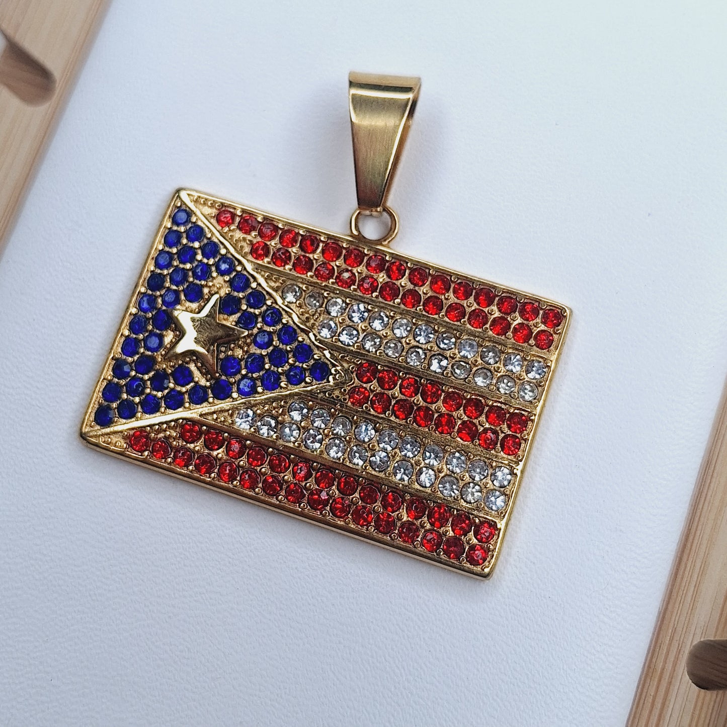 Puerto-rican Flag Pendants
