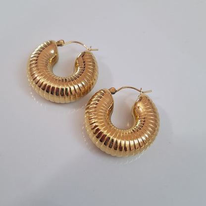 Chunky Gold hoops