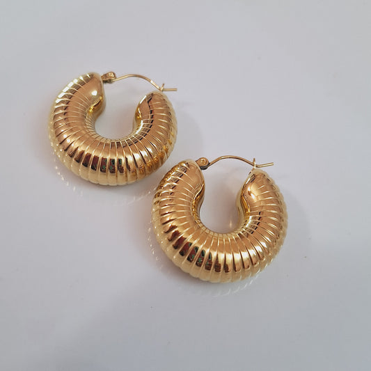 Chunky Gold hoops