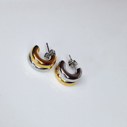 Steel trendy earring